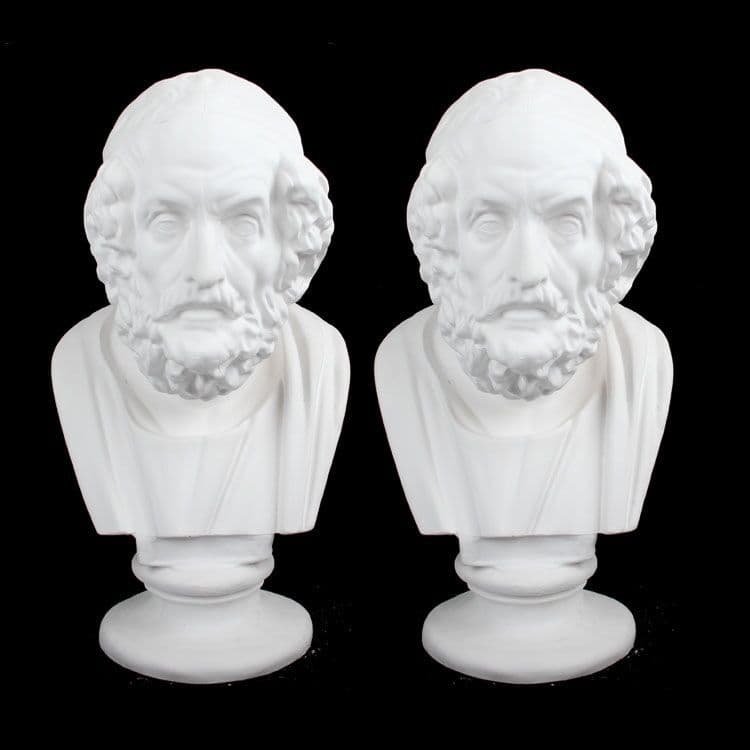 Factory direct sale wholesale primary and secondary school students indoor/outdoor sketching painting Homer plaster statue, geometric shapes, facial features partial statues