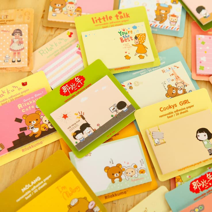 Creative Stationery Little Bear Animal Sticky Notes Cute Marking Notes N-times Notes Student Prize Wholesale