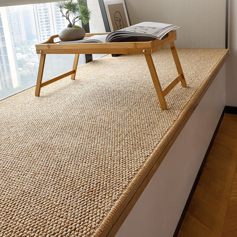 Imitation Jute Hemp Japanese Bay Window Cushion, Suitable for Floor-to-Ceiling Windows, Tatami Balcony Windowsill Pad, Wholesale, All-Season Use