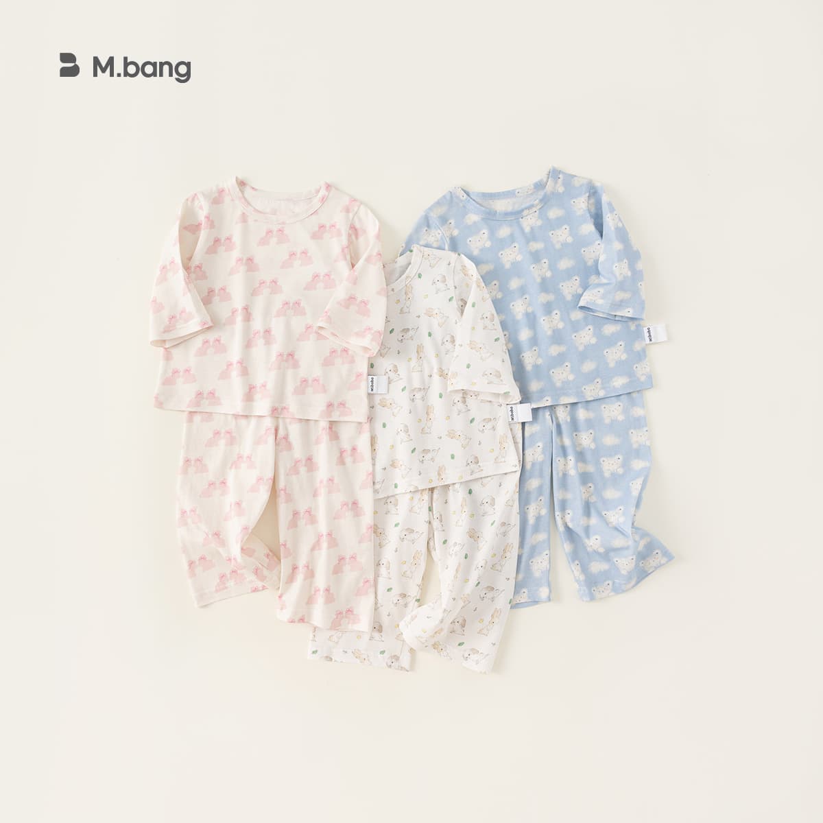 Youbao Children's Clothing Kids Pajamas Summer Thin Cartoon Print Homewear Set Baby Two-Piece Girl Clothes