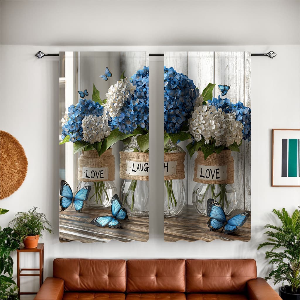 Supports JIT shipping, cross-border exclusive direct from manufacturer, fastest 24 hours, digitally printed curtains and window sheers.