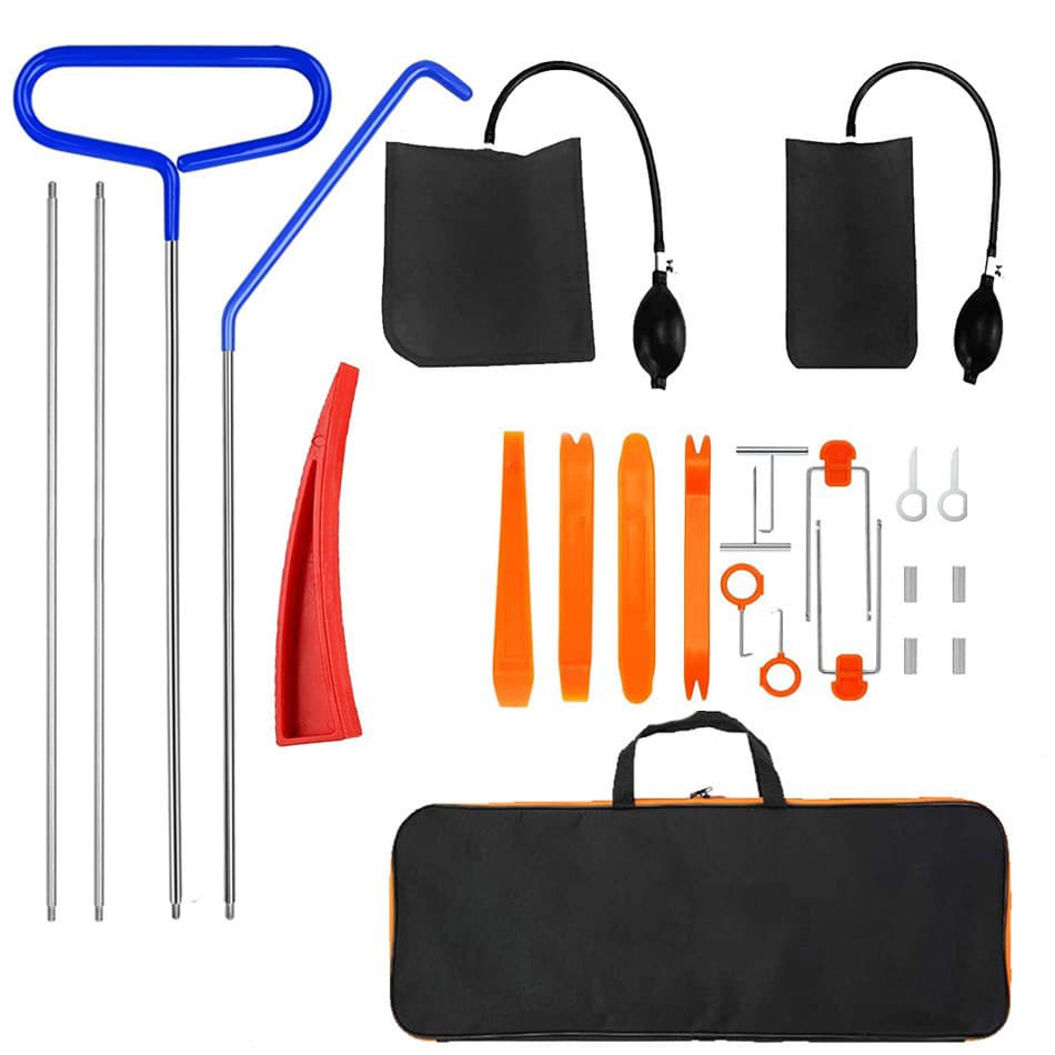 13-Piece Auto Repair Tool Kit with TPU Air Cushion, Car Glass Aluminum Alloy, Factory Direct