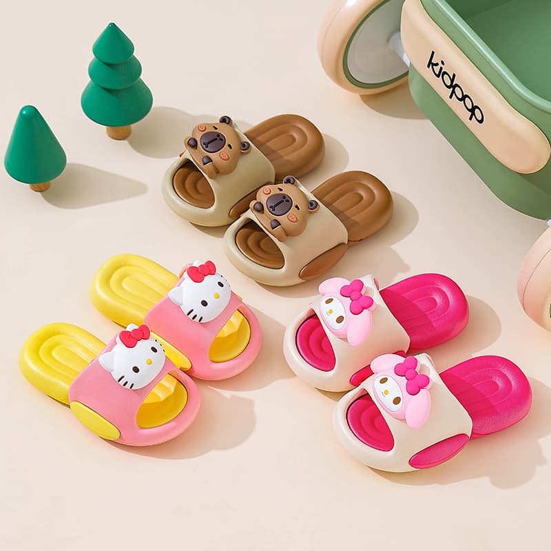EVA Children's Slippers Summer 2026 New Style Boys Girls Anti-Slip Bathroom Family Matching Parent-Child Sandals