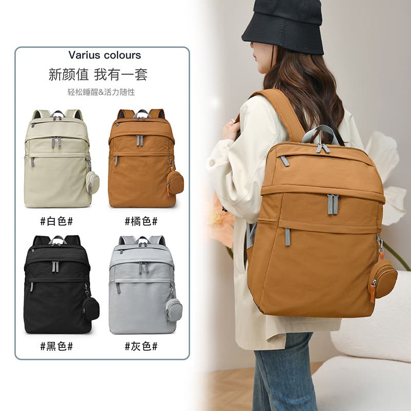 New large-capacity mommy bag, high-end velvet mother and baby bag, lightweight backpack for going out, maternity and baby backpack