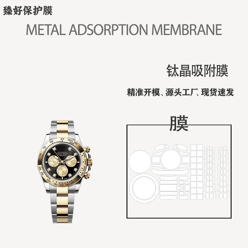 Suitable for Rolex Daytona 126503 watch protective film invisible traceless full set of dial 40mm film