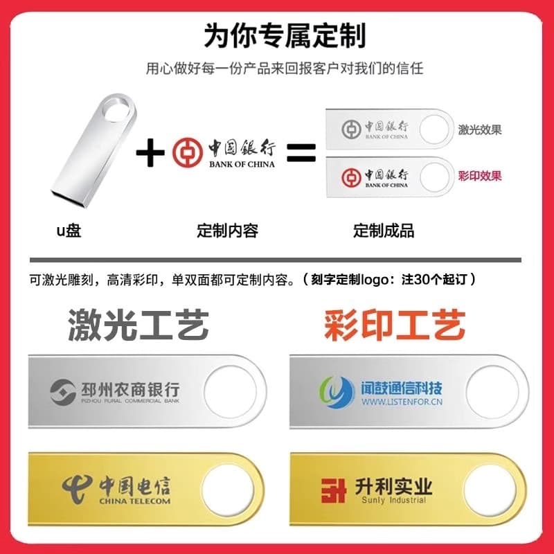 Kingston USB Flash Drive 16GB 32GB 64GB High-Speed SE9 for Office Use, Custom Engraving 128GB Gift 256MB