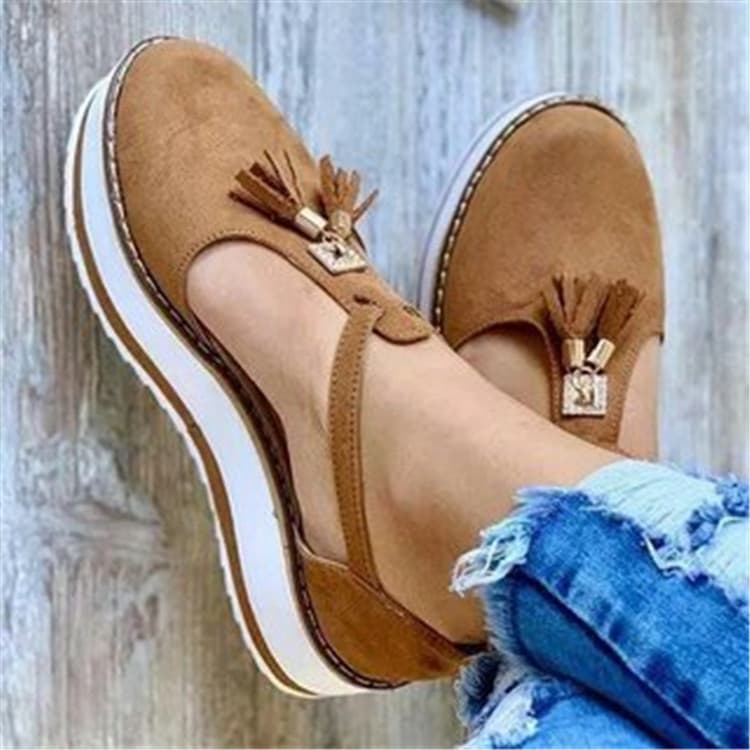 2020 independent station Amazon summer new plus size tassel sandals muffin thick bottom hollow European and American Roman women's shoes