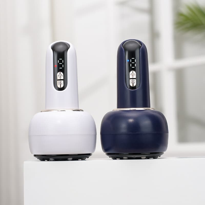 New Patent Electric Meridian Gua Sha and Cupping Device, Full Body Massage Brush for Stomach, Legs, and Back