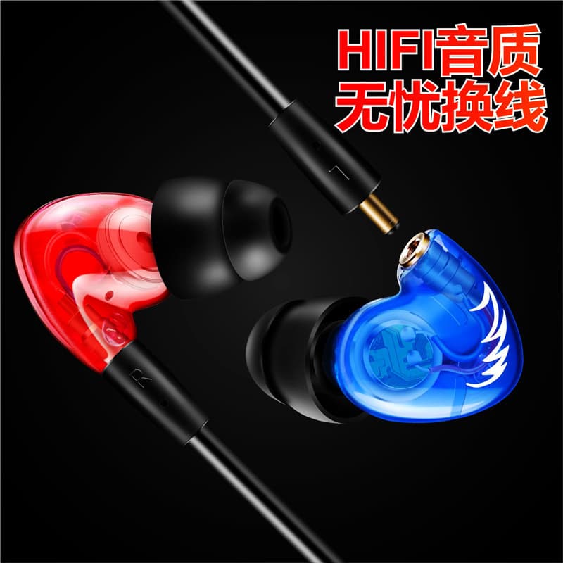 Custom F1Pro Wired Earphones Detachable Replaceable Cable In-Ear Sports Earbuds HiFi Music Phone Computer