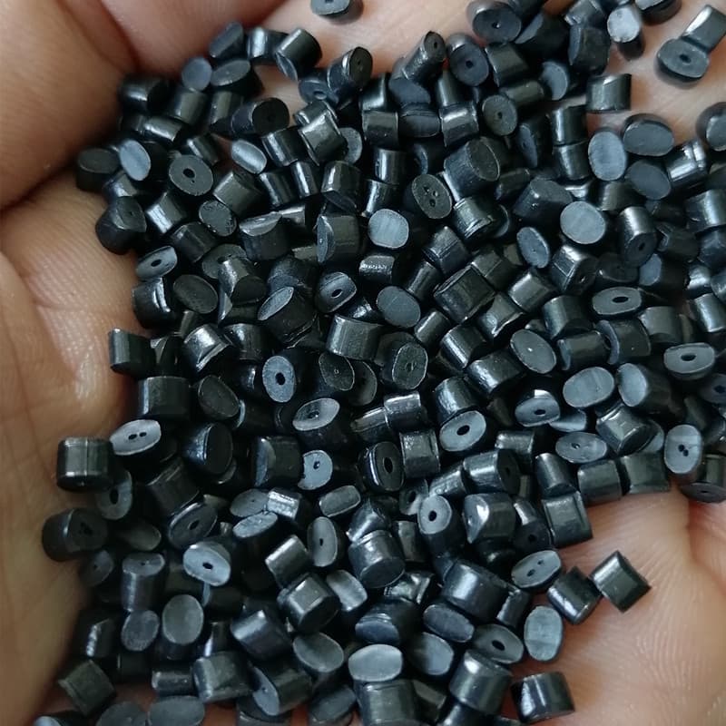 PPO/PA black resin alloy plastic, natural color; PA/PPE nylon reinforced alloy material, automotive fuse material.