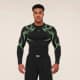 GYMSHARK Storm Seamless Long Sleeve T-Shirt for Men, Sports Fitness Running Basketball Training Quick-Dry Compression Top
