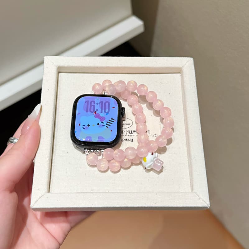 Beaded Cake Pendant Strap for Huawei Xiaomi Apple Watch S11 Apple Watch 10987 SE