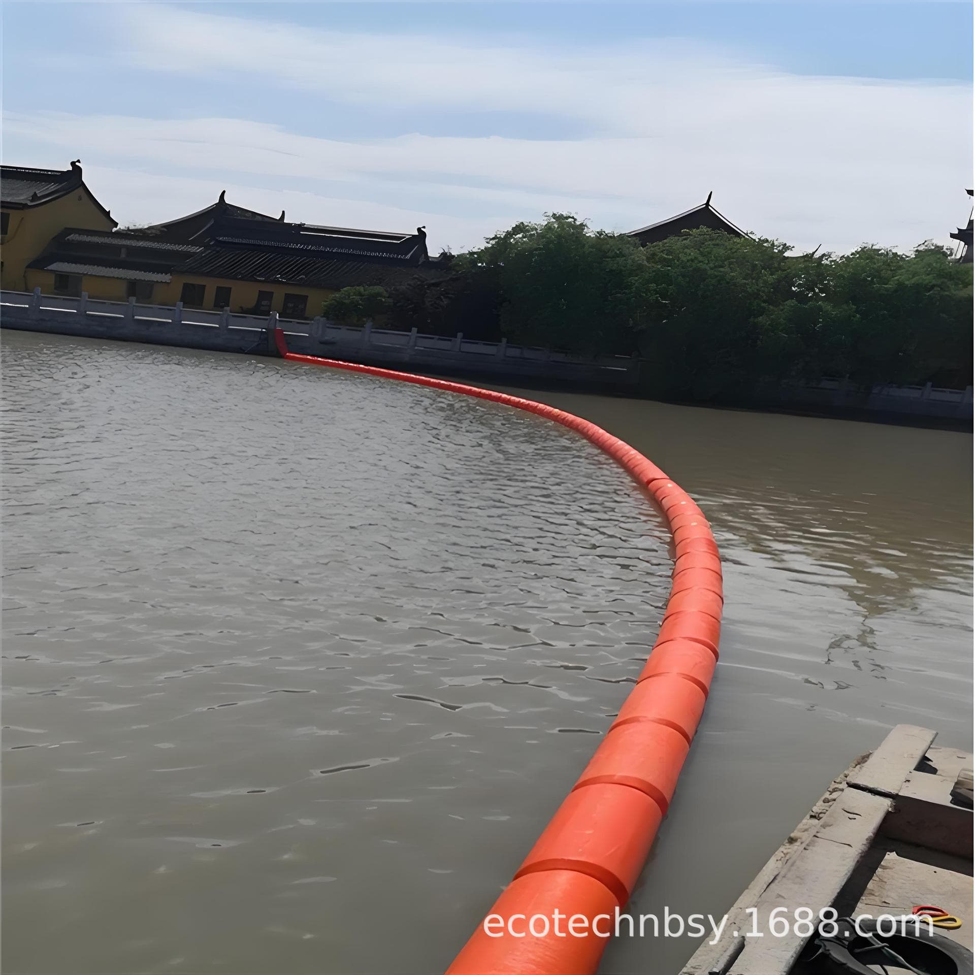 High-buoyancy floating pontoons for debris interception, water interception for hydropower stations, riverbanks, garbage pipelines, polyethylene floating bodies – direct sales from manufacturers.