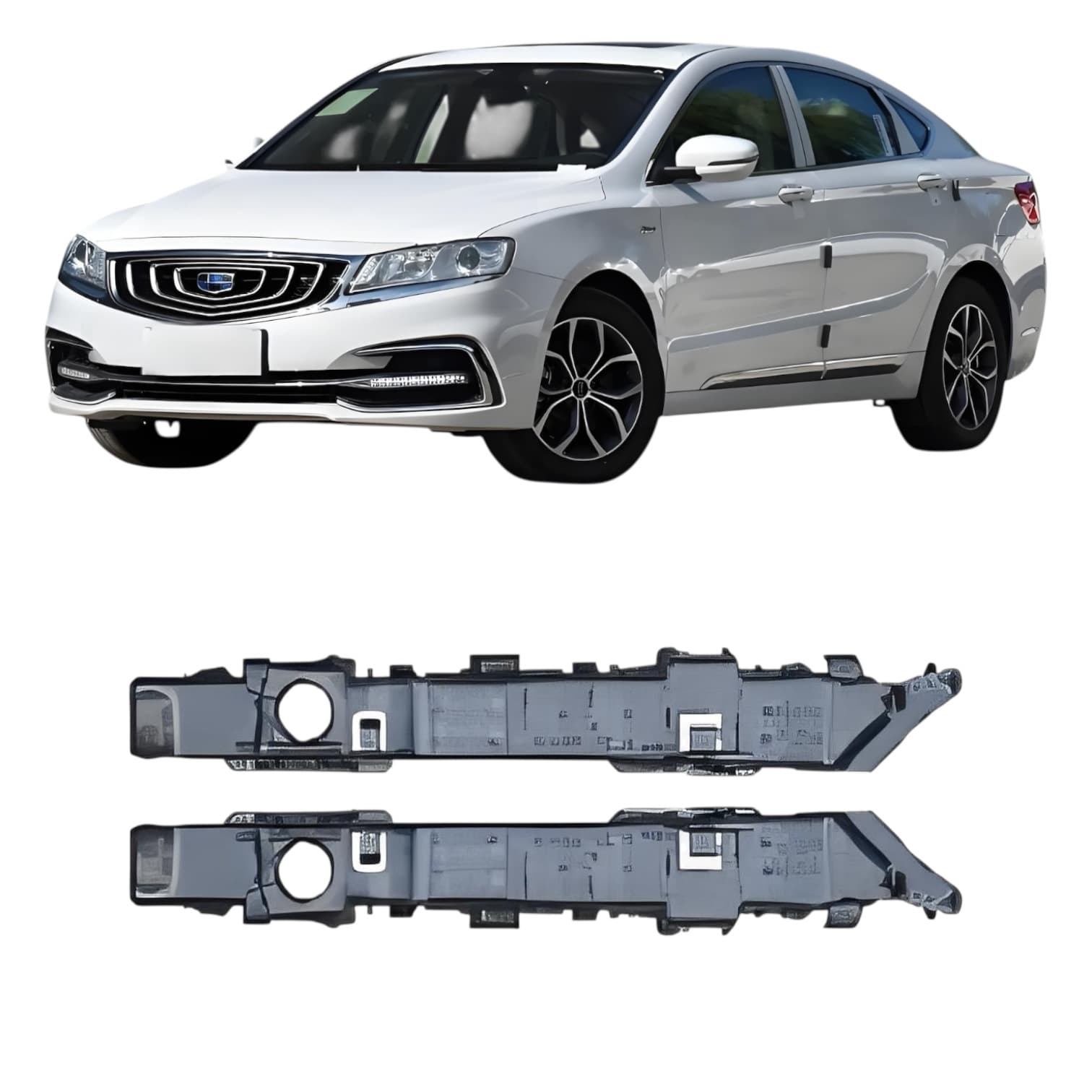 Front Bumper Bracket for 2017-2018 Geely Borui Emgrand GT, New 6010049500