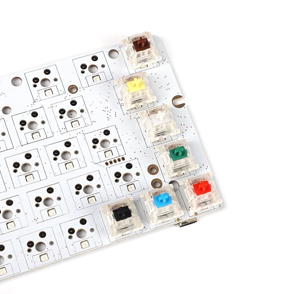 Gateron SMD RGB Hot-Swap Switch Mechanical Keyboard CIY Switch Transparent Housing Gateron G Switch