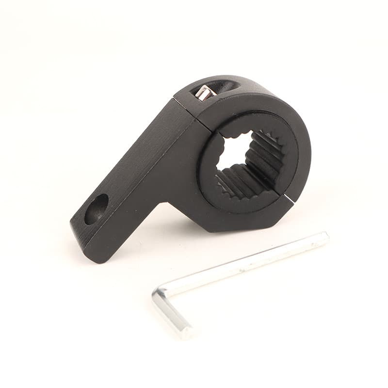 Motorcycle LED Spot Light Mount Bracket Modified Light Tube Clamp Bumper Guard Round Tube Aluminum Alloy Fixing Accessory