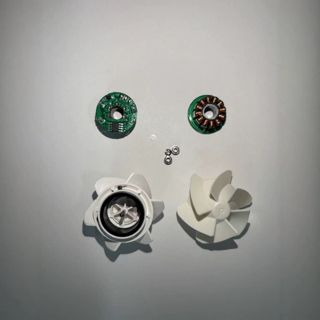 Mini fan with three-phase brushless motor, new handheld high-speed fan motor 12000/13000RPM