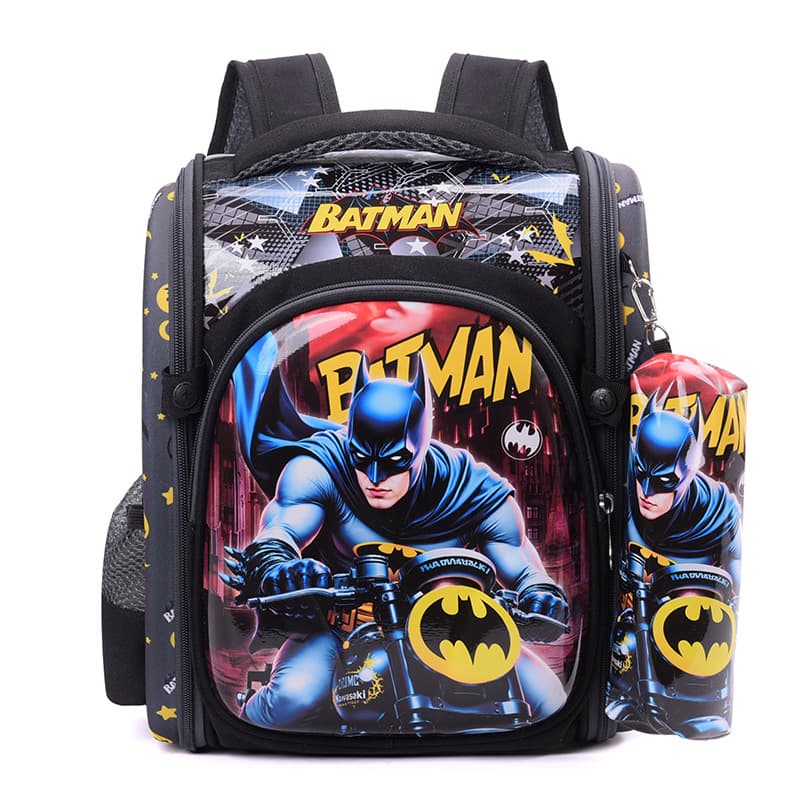 New Elementary School Backpack PC Hard Shell Export Backpack for Grades 1-2 Children's 2-Piece Set Fully Opening Space Backpack