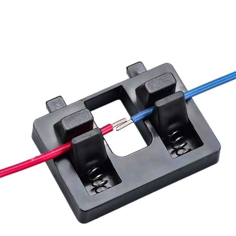 New thickened wear-resistant anti-slip dual-clamp wire welding fixture high rebound wire welding fixture cross-border