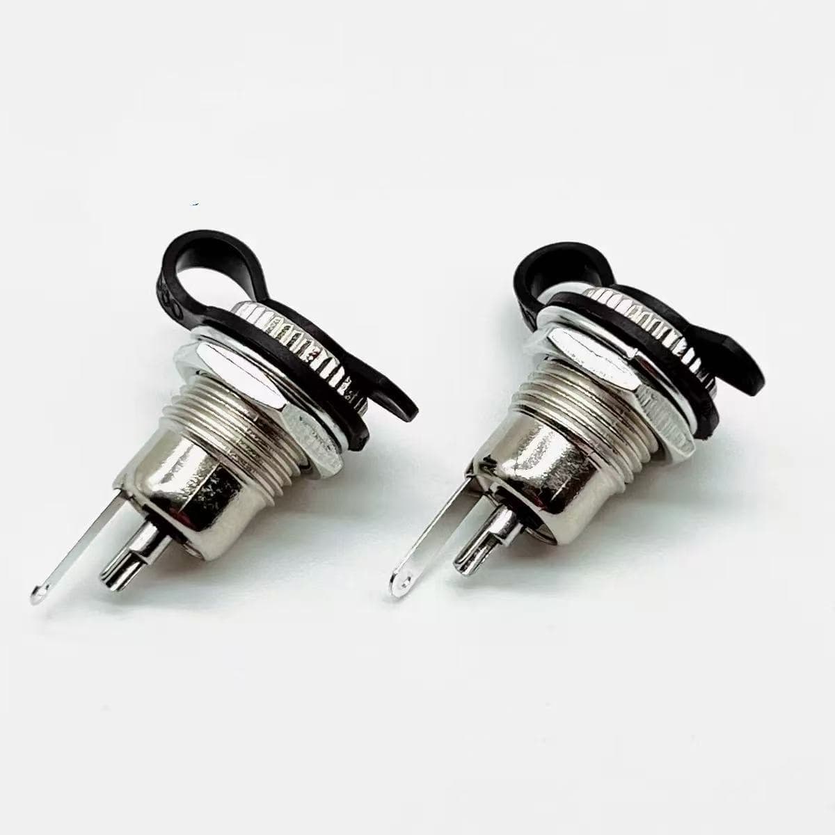 DC099 High Current Power Socket, 5.5*2.1mm, with Waterproof Cap, DC All-Metal Female Receptacle
