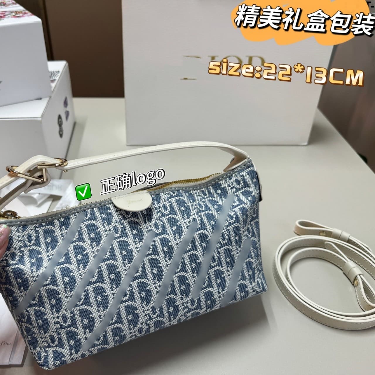 CD Presbyopic New Lunch Bag Armpit Commuting Women's Bag Armpit Large Capacity Lunch Box Bag