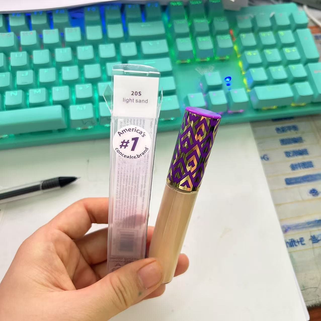 New 10ml Concealer Bottle PETG Concealer Lip Gloss Packaging Bottle Cosmetics Wholesale Round Lipstick Tube Transparent Lip