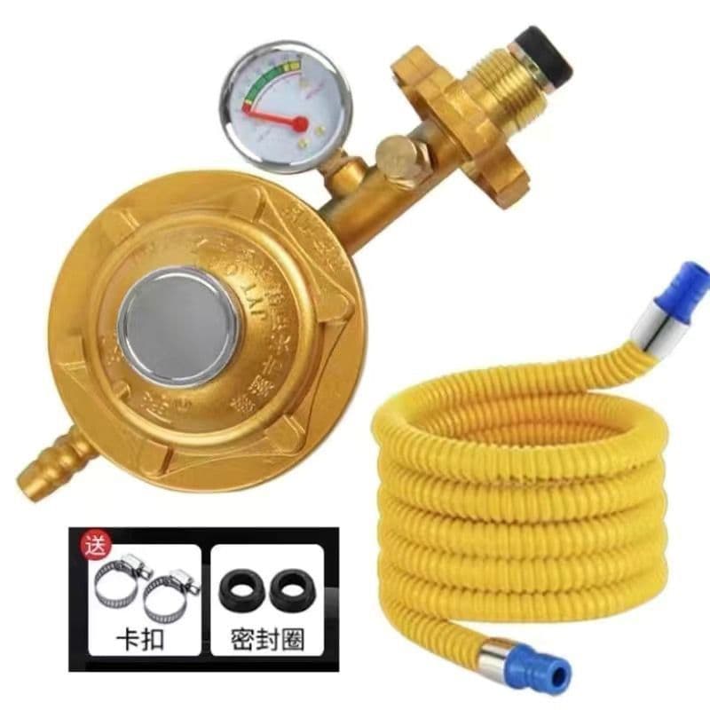 Household National Standard 0.6 Explosion-Proof LPG Regulator Gas Self-Locking Low Pressure Gas Water Heater Fixed Pressure Non-Adjustable