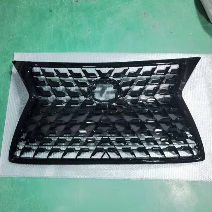 Upgrade Full Set Piano Black Grille Assembly for 2014-2022 Lexus GX460