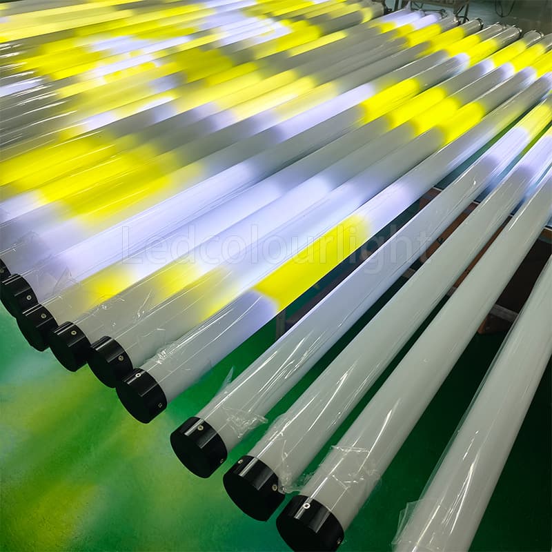 360-degree Light Tube DMX/SPI RGB LED Shadowless Lamp Pixel Light