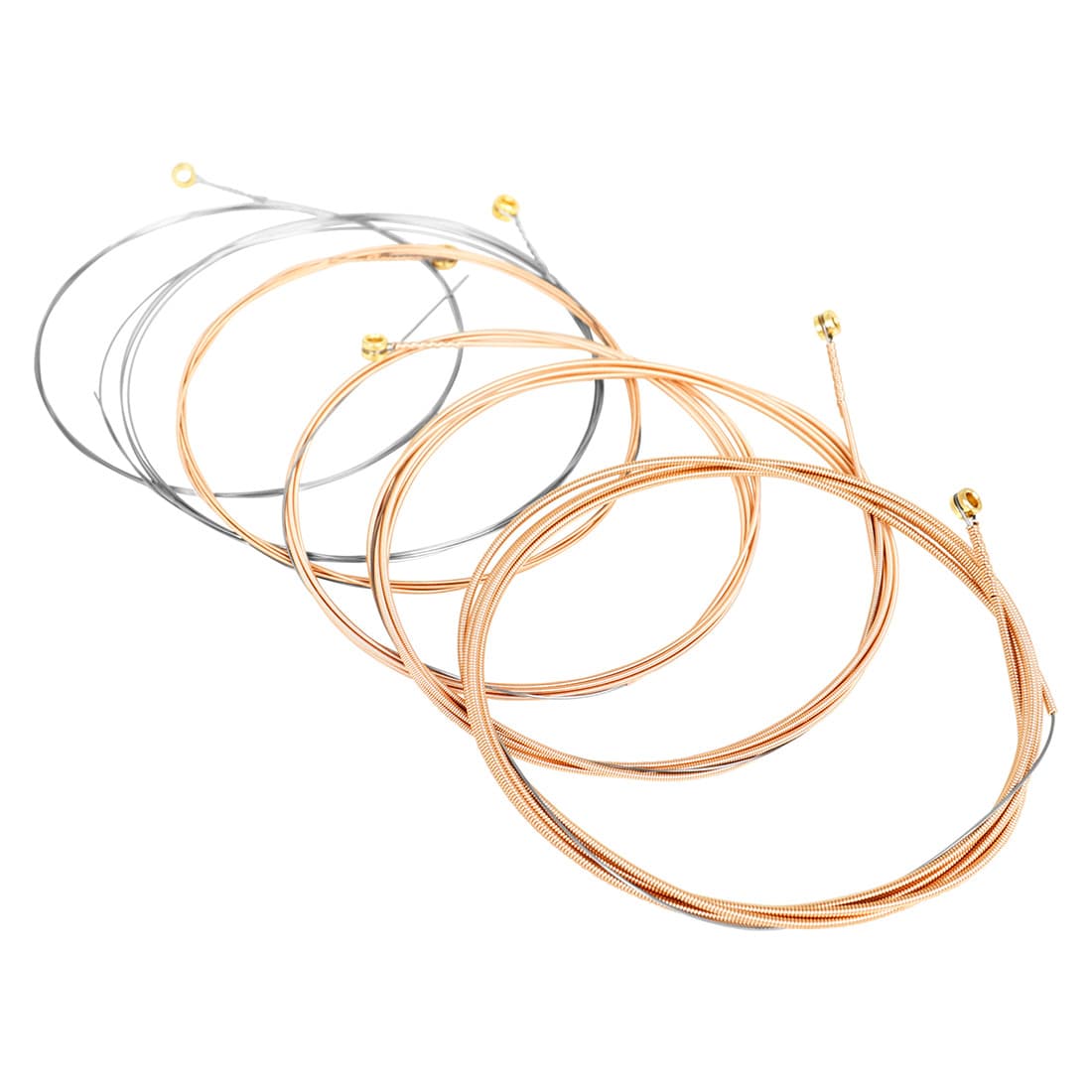 Cross-border Folk Guitar Strings SK11 Alloy Phosphor Bronze Coated Guitar String Set Gold Ball End 6-Pack Strings