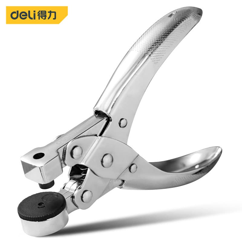 Deli Plastic Film Hole Puncher Single Hole Round 8mm for OPP Bags, PE Bags, PVC Bags DL108002