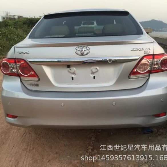 Compatible with 2007-2013 Toyota Corolla OEM Style Spoiler, No-Drilling Roof Spoiler for Older Corolla Models