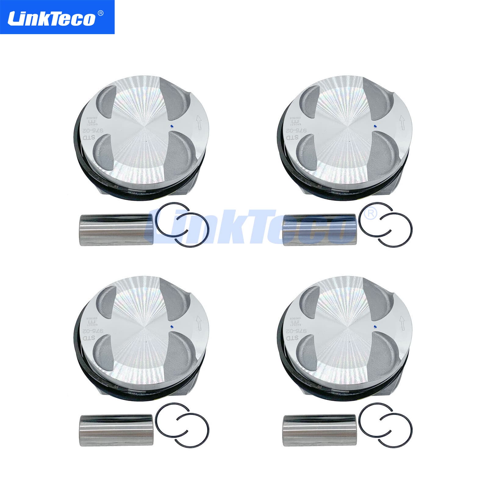 4x Pistons and Rings +0.5MM for BMW MINI R55 R56 R57 N12 N16 2006-2016