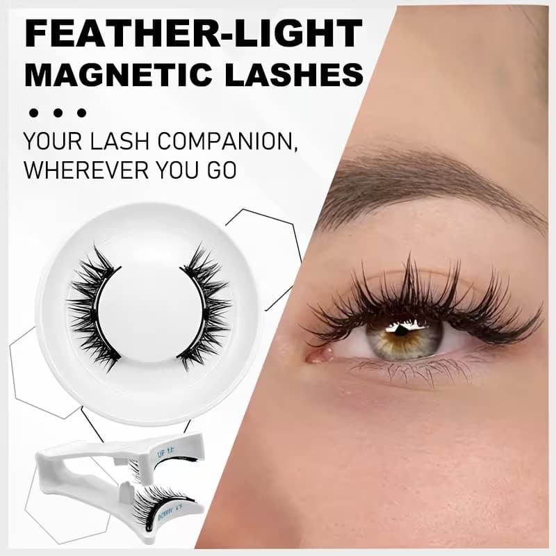 TEMU Magnetic Eyelashes European American Hot Selling Glue-Free Magnetic Lashes Fox Style Magnetic Eyelashes