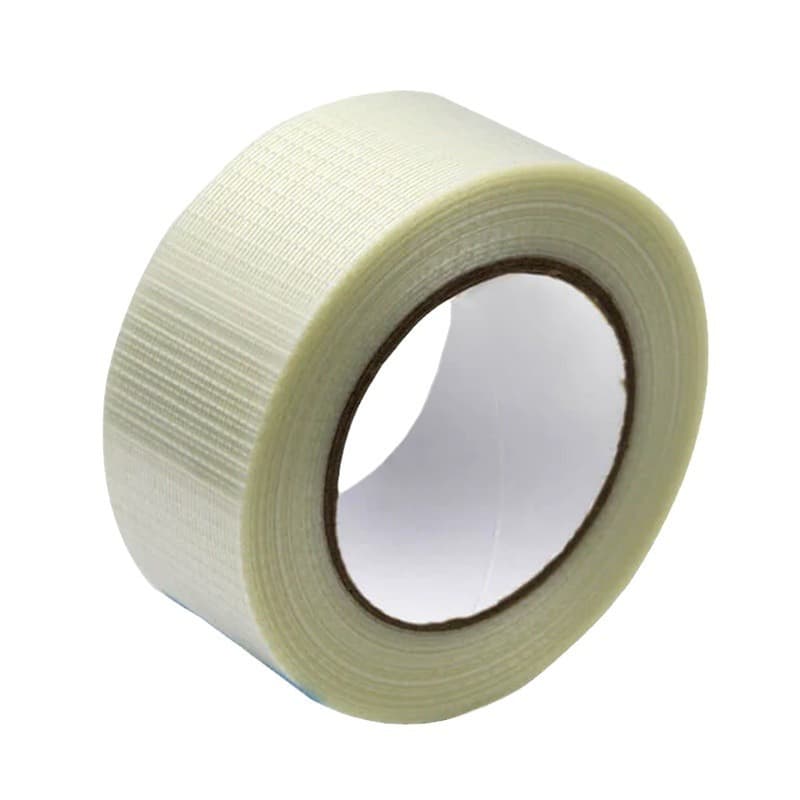 Mesh Fiberglass Single-Sided Tape High Adhesion Tear-Resistant Waterproof Door and Window Reinforcement Anti-Typhoon Fiber Tape Customizable