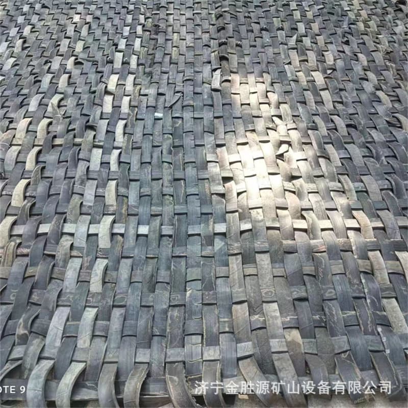 Mining Rubber Blasting Mat, Blasting Flyrock Protection Blasting Skin, Tunnel Entrance Construction Blasting Net, Mountain Opening Flyrock Rubber Blasting Mat
