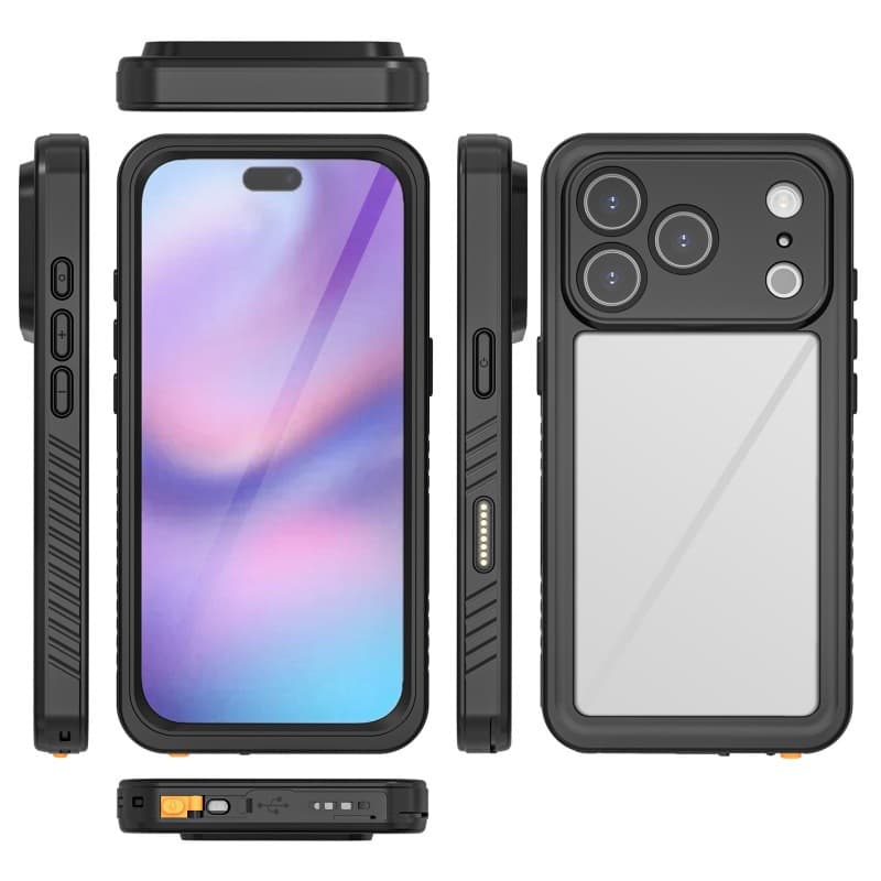 Waterproof Phone Case for iPhone 17, Full-Sealed Drop-Proof Dust-Proof Protective Cover for iPhone 17 Pro Max