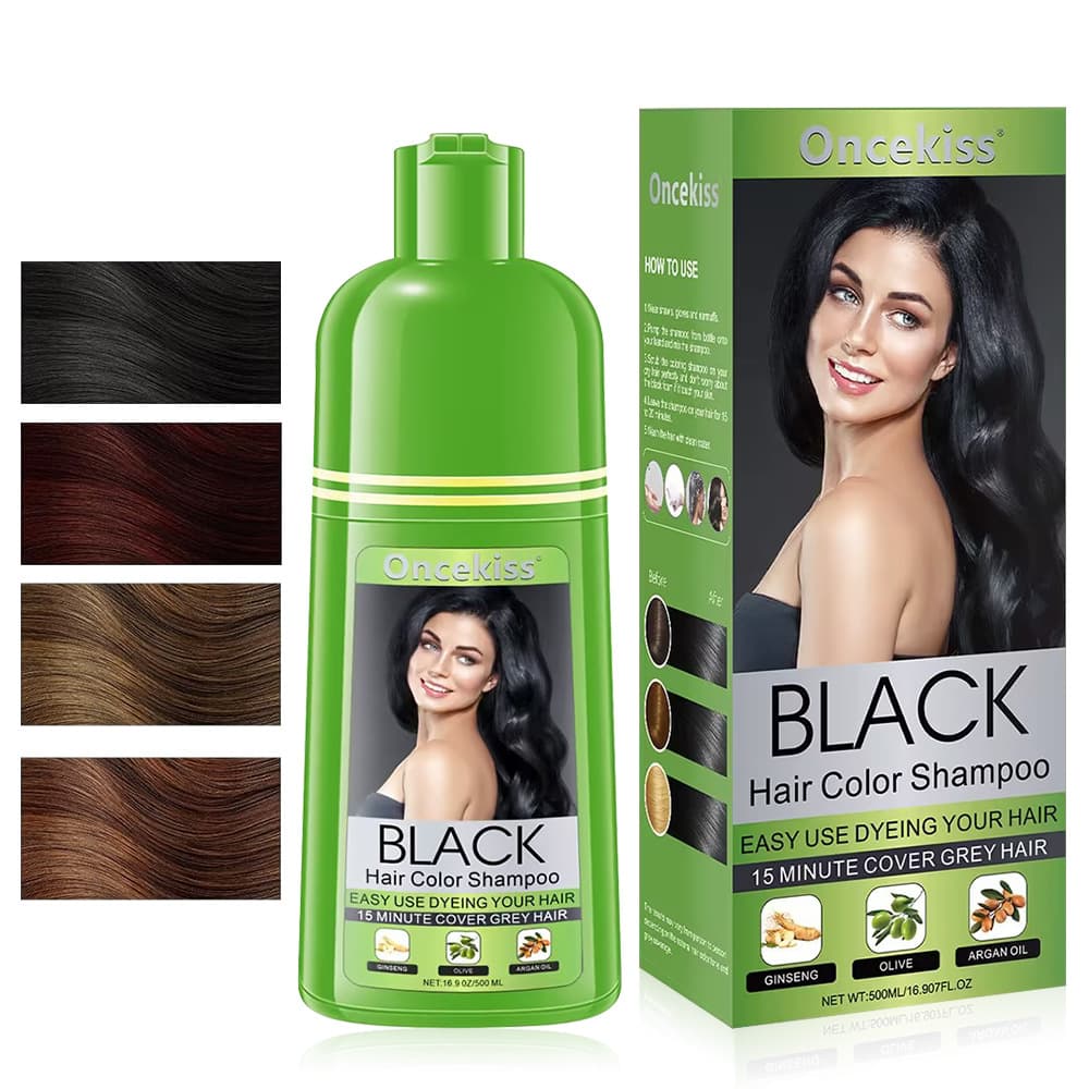 ONCEKISS Shampoo for Men and Women Plant-Based Gray Hair Cover Foam Wholesale