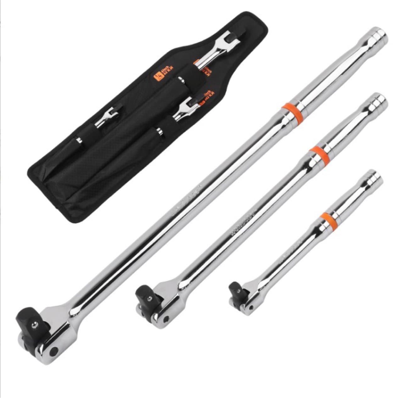 Torque adjustable wrench F-bar heavy-duty socket wrench lever with force-enhancing f-bar torque wrench adjustable head 6 inch 10 inch 15 inch 3