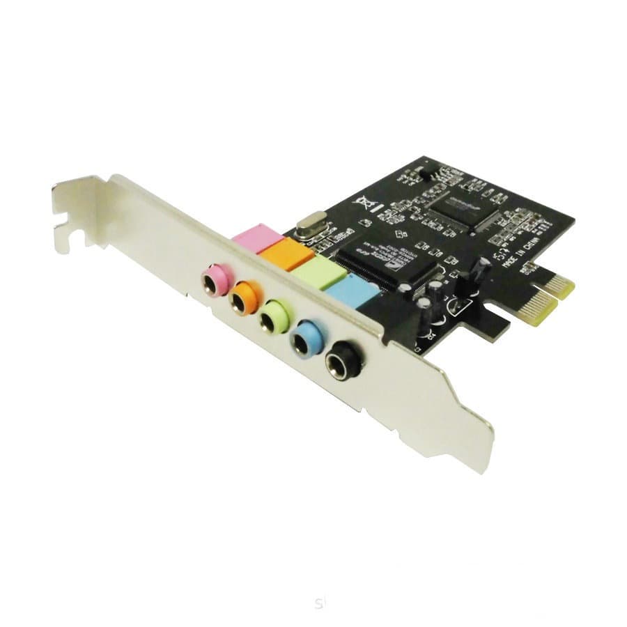 PCIe Sound Card 5.1 Desktop Computer Internal Independent PCI-E 8738 Stereo 6-Channel
