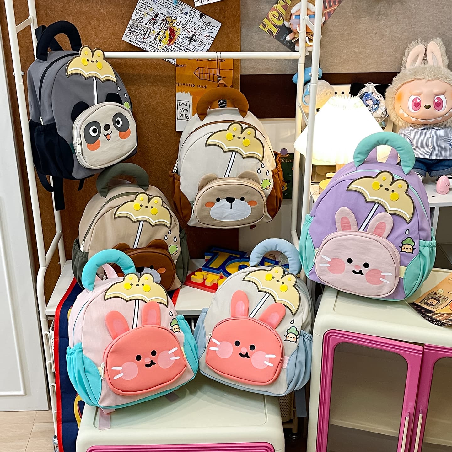 2026 New Kids Backpack Cute Bear Shoulder Bag for Boys and Girls Lightweight Travel Backpack Kindergarten School Bag