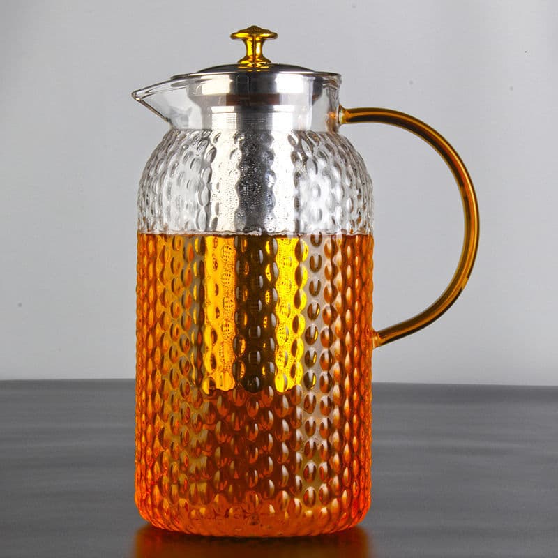 Heat-resistant glass tea brewing pot for home use, filtered tea maker, single pot tea set, floating cup, high-temperature resistant glass kettle set