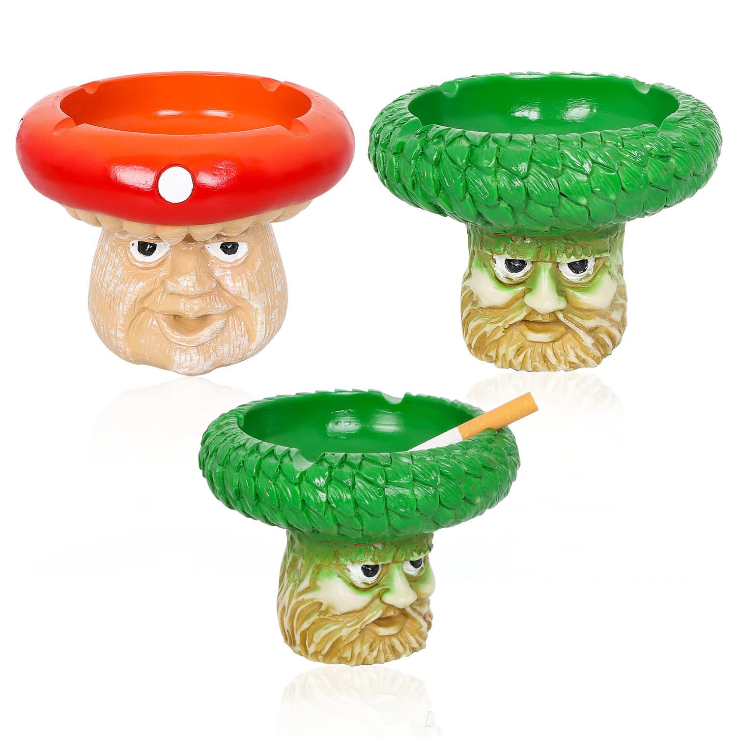 New Creative Resin Ashtray - Stylish and Unique Face-Shaped Ashtray Cendrier Resine