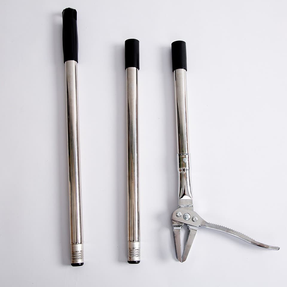 New Weeder with Two-Section Detachable Stainless Steel Tube, Manual Weed Removal Tool for Gardening and Wild Vegetable Digging