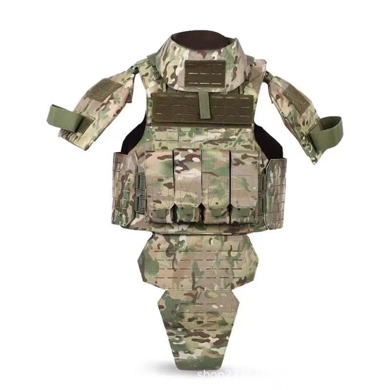 Okali outdoor sports military fan tactical vest multi-functional MOLLE expands convenient military training protective vest