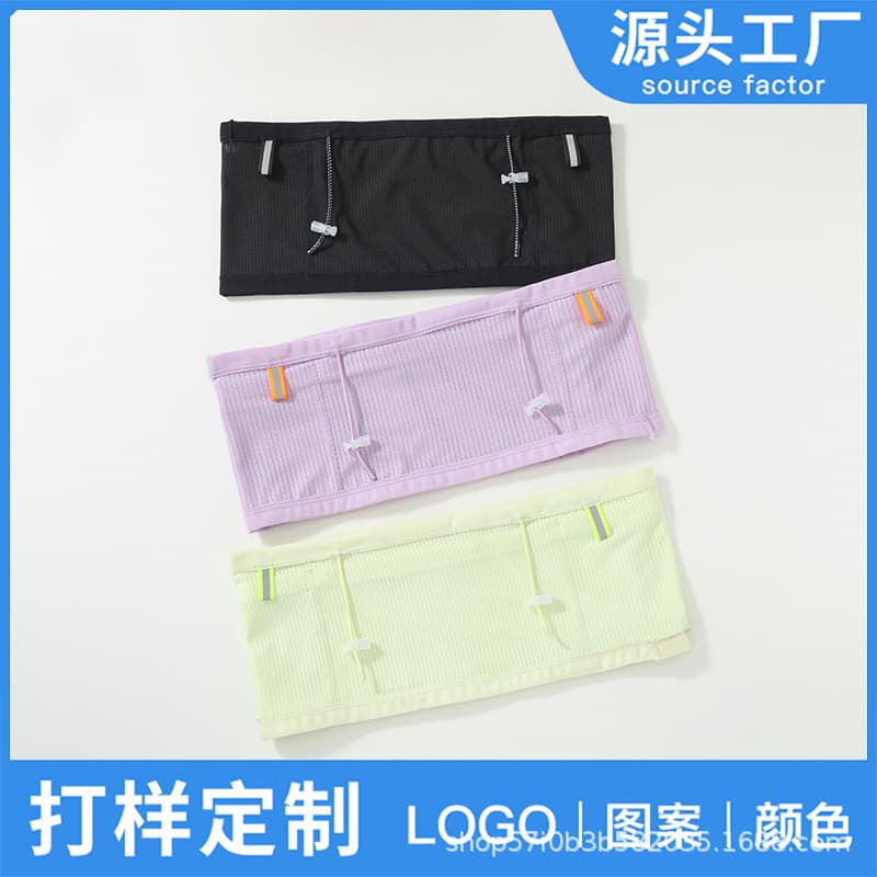 Running waist bag sports special equipment for men and women lightweight marathon mobile phone bag cross-country running belt mesh breathable