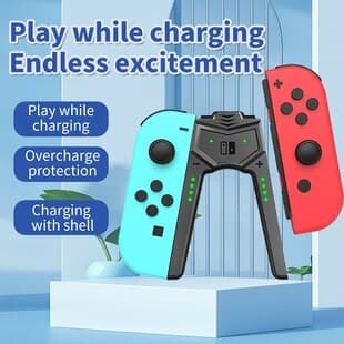 Switch OLED Joy-Con Controller Portable Charging Grip NS Left and Right Controller Charging Grip