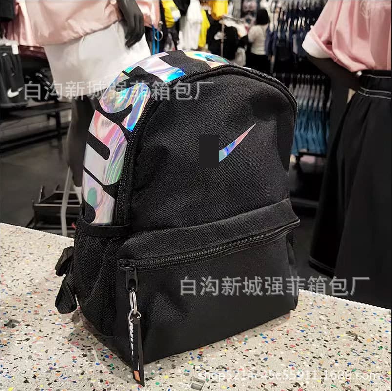 Laser trendy Korean version backpack for women new Harajuku cross-border high school student backpack campus outdoor children's school bag