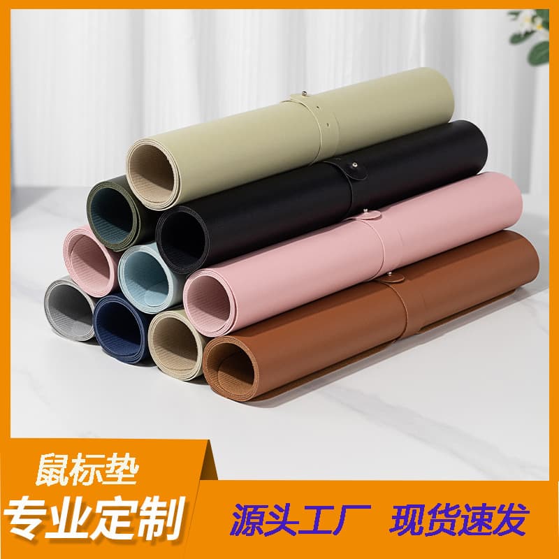 Factory Stock Mouse Pad Extra Large Computer Desk Mat Waterproof Leather Placemat Custom Anime Pattern Logo Desk Pad
