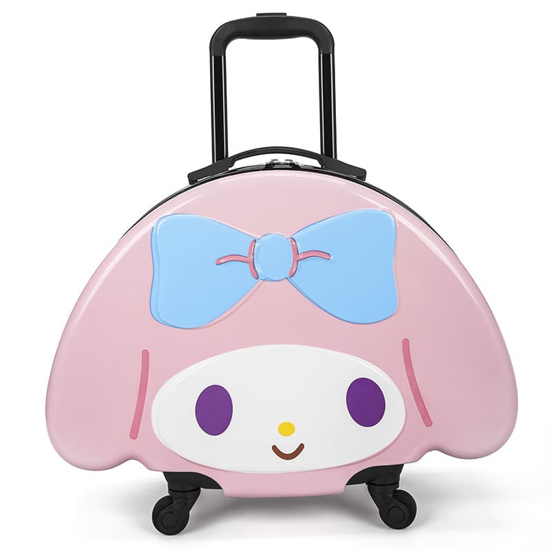 Custom 20-inch Cartoon Kids Luggage with Silent Universal Wheels, Cute Style Travel Suitcase for Students